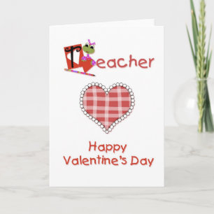 Cartão De Festividades Teacher Valentine