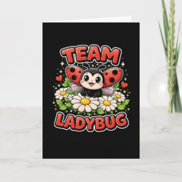 Cartão De Festividades Team Ladybug