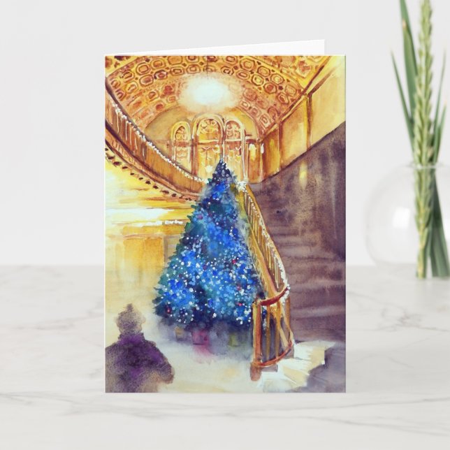 Cartão De Festividades Teatro de Michigan (Frente)