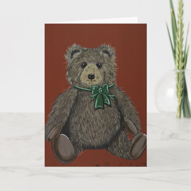Cartão De Festividades Teddy (Frente)
