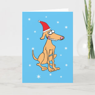 Cartão De Festividades Teddy the Spaz Man Christmas Card