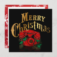 Telefone antigo de Natal Vermelho