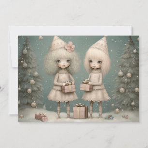 Cartão De Festividades Tempos Alegres: Desejando um Feliz Natal