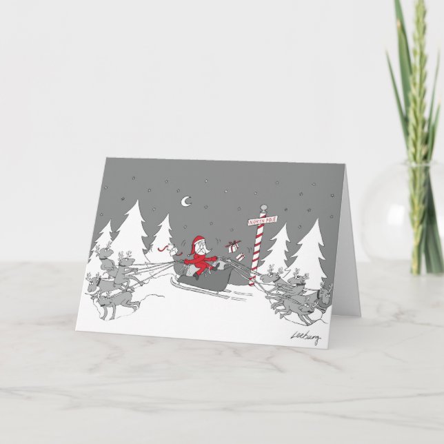 Cartão De Festividades Tempos Polarizados (Frente)