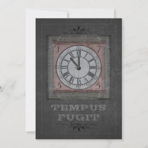 Cartão De Festividades Tempus Fugit (personalizável)