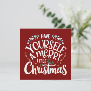 Cartão De Festividades Tenha um Feliz Natal 