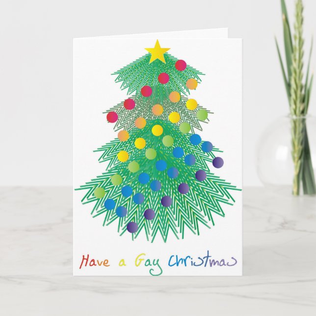 Cartão De Festividades Tenha um Natal alegre (Frente)