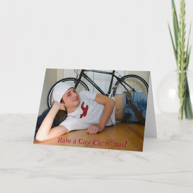 Cartão De Festividades Tenha um Natal alegre! (Frente)