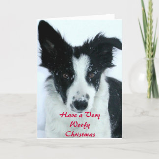 Cartão De Festividades Tenha um Natal de Woofy
