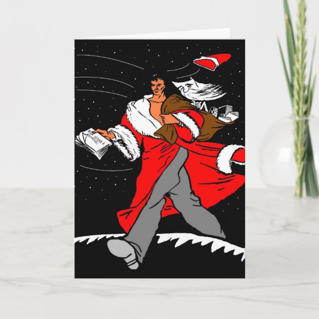 Cartão De Festividades Tenha um Natal do Commie (Frente)