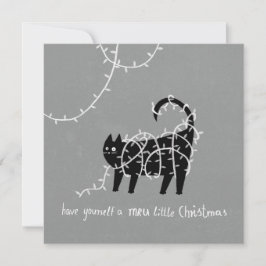 Cartão De Festividades Tenha um pequeno Natal Mru