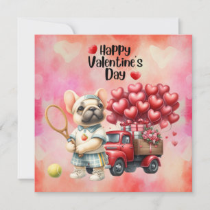 Cartão De Festividades TÊNIS Dia dos Namorados para Jogador com Amor