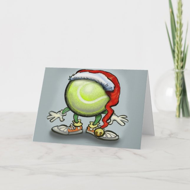 Cartão De Festividades Tênis Natal (Frente)