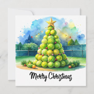 Cartão De Festividades Tenis Natal Bola Festiva Bola de Natal