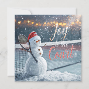 Cartão De Festividades Tenis Natal Boneco de Neve Festivo 