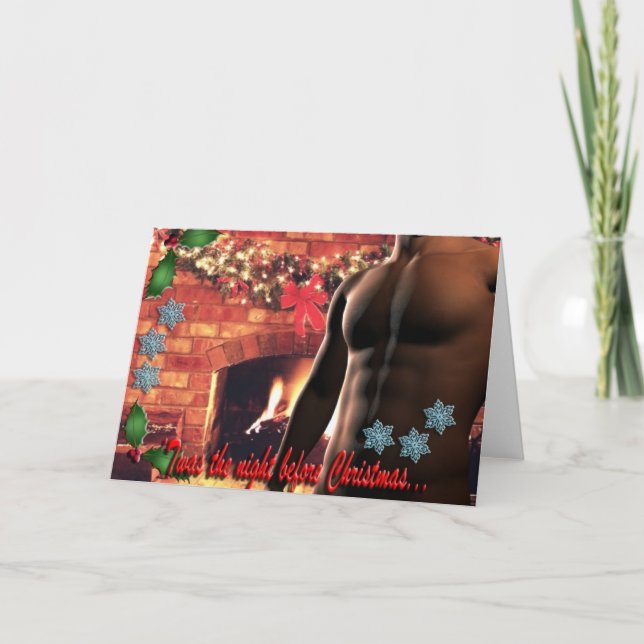 Cartão De Festividades Tera A Noite Antes Do Natal (Frente)