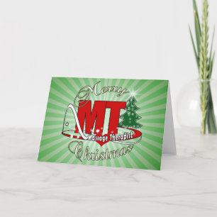 Cartão De Festividades Terapêutica de Massagem CHRISTMAS MT