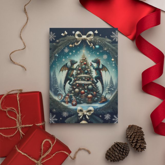 Cartão De Festividades Terra da Marcha dos Dragões (Criador carregado)