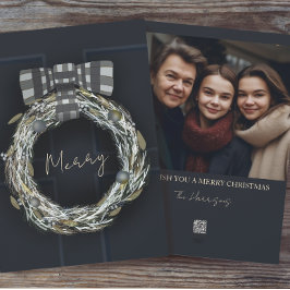 Cartão De Festividades Terra do Marinho Minimalista Elegante