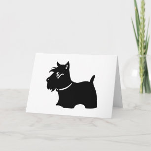 CARTÃO DE FESTIVIDADES TERRIER ESCOCÊS