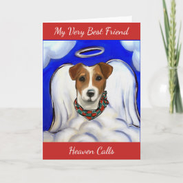 Cartão De Festividades Terrier Jack Russell