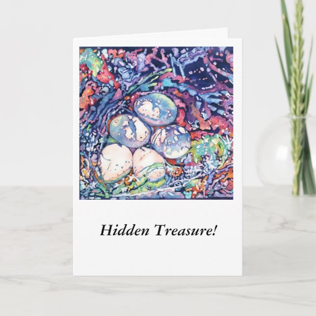 Cartão De Festividades Tesouro escondido! (Frente)