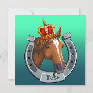 Cartão De Festividades Tess a rainha.