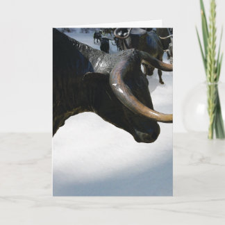 Cartão De Festividades Texan Holiday Card — Texas Longhorns (Personalizáv