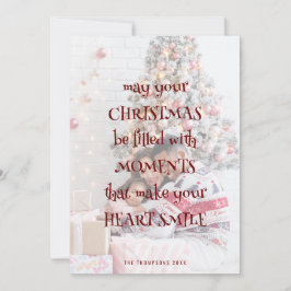 Cartão De Festividades Texto de Sobreposição de Fotografias no Natal