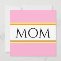 Texto MOM Bonito Cor-de-rosa Cor-de-rosa Cor-de-ro