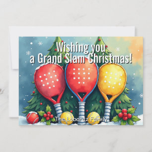 Cartão De Festividades 🎾🎄Texto personalizado,