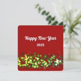 Cartão De Festividades Texto personalizado colorido e brilhante