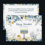 Cartão De Festividades Texto personalizado Festival de Lights Watercolor<br><div class="desc">Apresentando o "Festival das Luzes de Elegância Aquarela"! Esta carta de saudação impressionante captura o espírito de Chanucá com a sua linda menorah ilustrada, rodeada por intrincados padrões de flocos de neve, galhos e moedas. O design de aquarela suave adiciona um toque de elegância e calor, fazer-o uma escolha perfeita...</div>