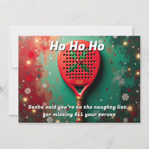 Cartão De Festividades 🎾🎄Texto personalizado, o Papai Noel Viu Seu Saqu