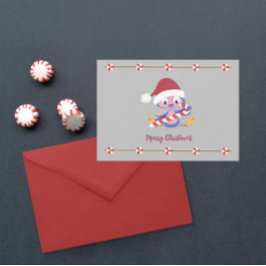 Cartão De Festividades Texto Personalizável para Decoração do Bluebird Na