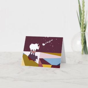 Cartão De Festividades thank you santa