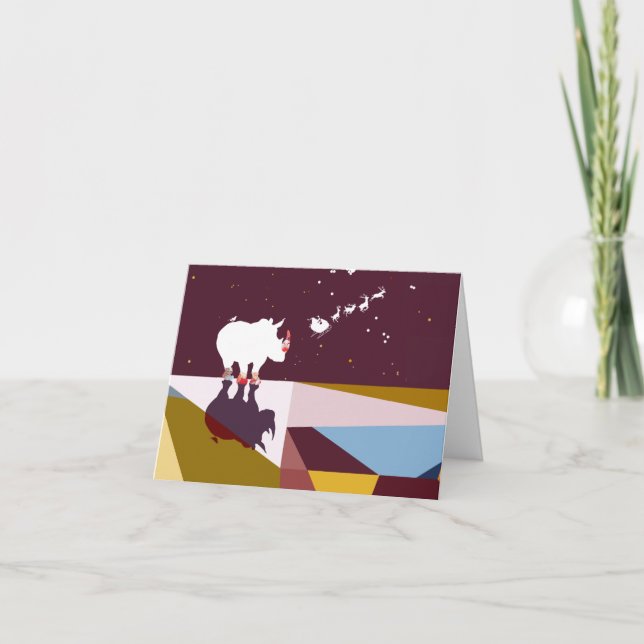 Cartão De Festividades thank you santa (Frente)