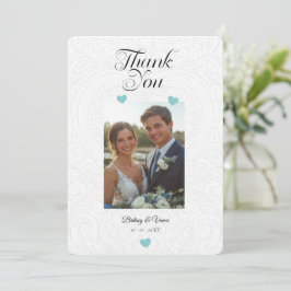Cartão De Festividades Thank You - Wedding Card