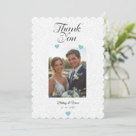Cartão De Festividades Thank You - Wedding Card