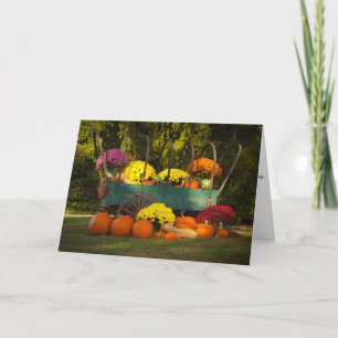 Cartão De Festividades Thanksgiving Card