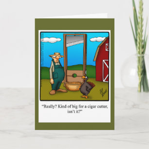 Cartão De Festividades Thanksgiving Humor Greeting Card "Spectickles"