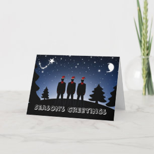 Cartão De Festividades The 3 Wise Men 2008 Style - Holiday Card