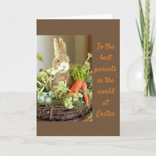 CARTÃO DE FESTIVIDADES THE "BEST PARENTS" IN THE WORLD **EASTER LOVE**