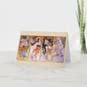 Cartão De Festividades The Four Seasons Greeting Card