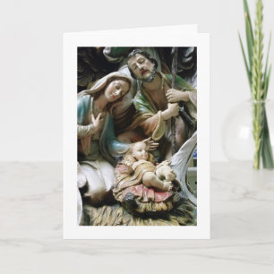 CARTÃO DE FESTIVIDADES ***THE HOLY FAMILY**** CHRISTMAS WISHES