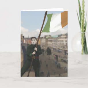 Cartão De Festividades The Irish Easter Rising 1916
