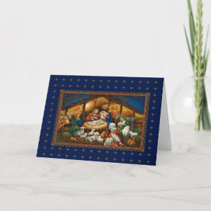 Cartão De Festividades The Nativity Holiday Card