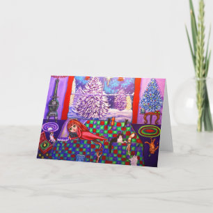 Cartão De Festividades The Night Before Christmas Card