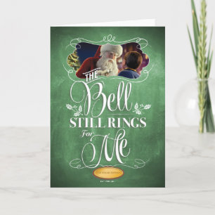 Cartão De Festividades The Polar Express "The Bell Still Rings For Me"
