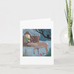 Cartão De Festividades The Reindeer note card